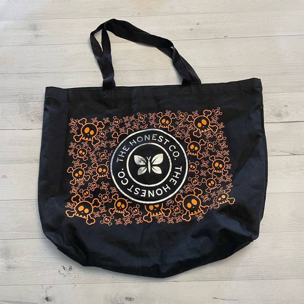 The Honest Company halloween canvas tote bag